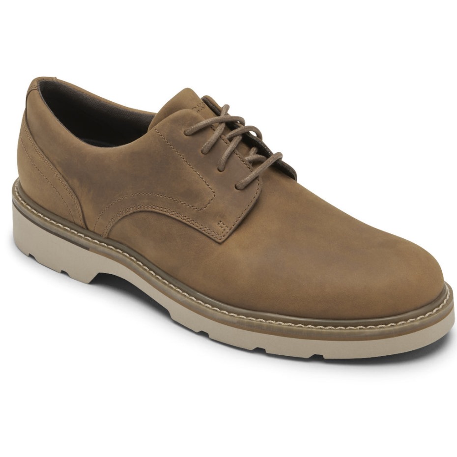 Rockport Charlee - Botas Impermeables Para Hombre Con Puntera Lisa Oxford Spice