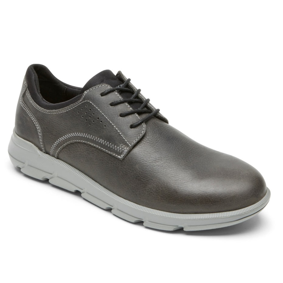 Rockport Hombres Grady Oxford Acero Gris