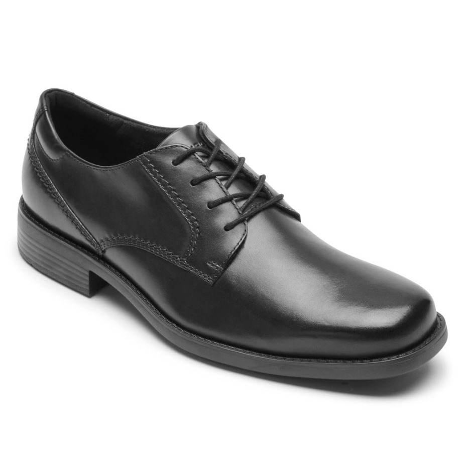 Rockport Men's Greyson Plain Toe Oxford Negro