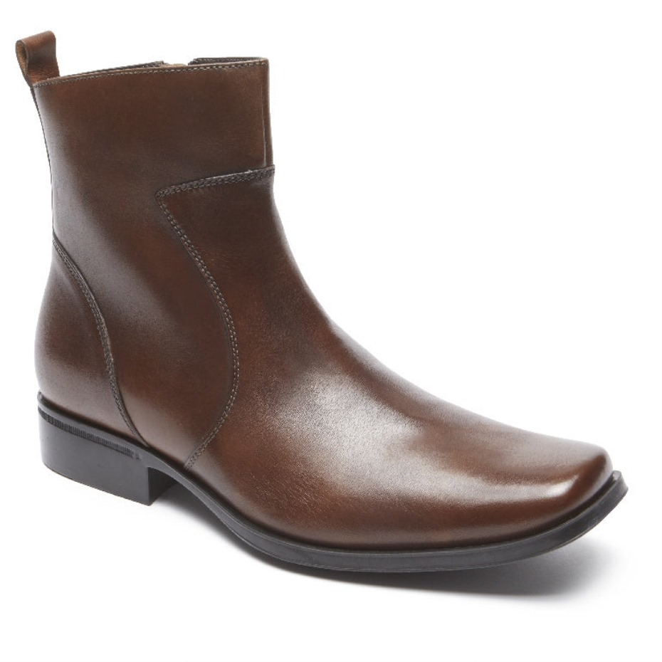 Bota Toloni De Alta Tendencia Para Hombre Rockport Cll Marrón