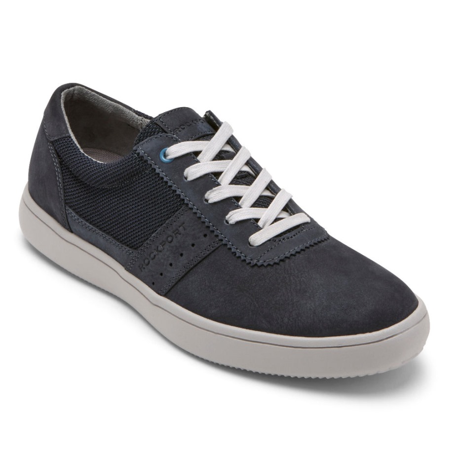 Rockport Men's Jarvis Sneaker New Dress Blues Nubuck