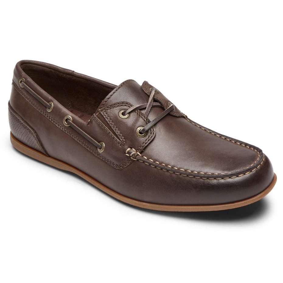 Rockport Malcom Camp - Zapato Náutico Para Hombre, Java