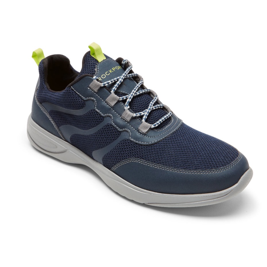 Rockport Metro Path Ghillie - Zapatillas De Deporte Para Hombre, Color Azul Marino