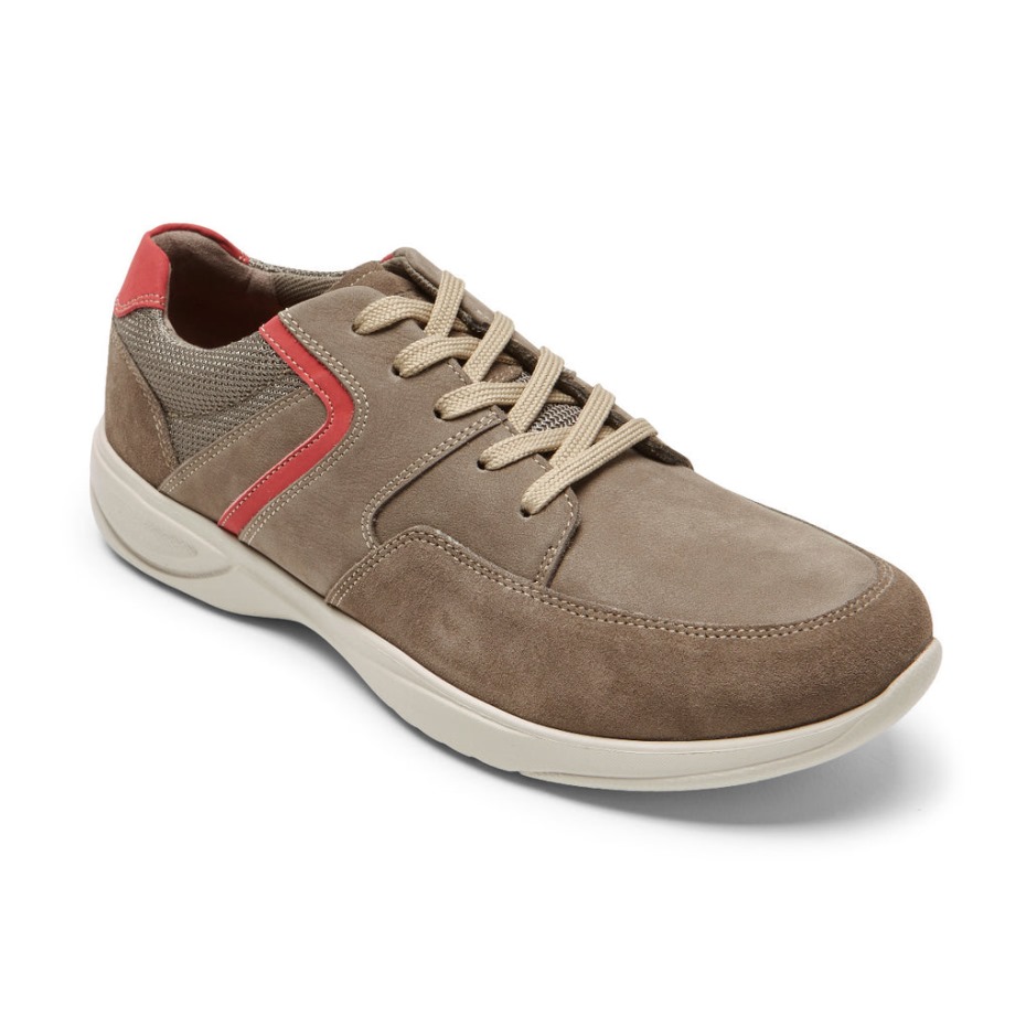 Rockport Men's Metro Path Sneaker Breen Nubuck Suede