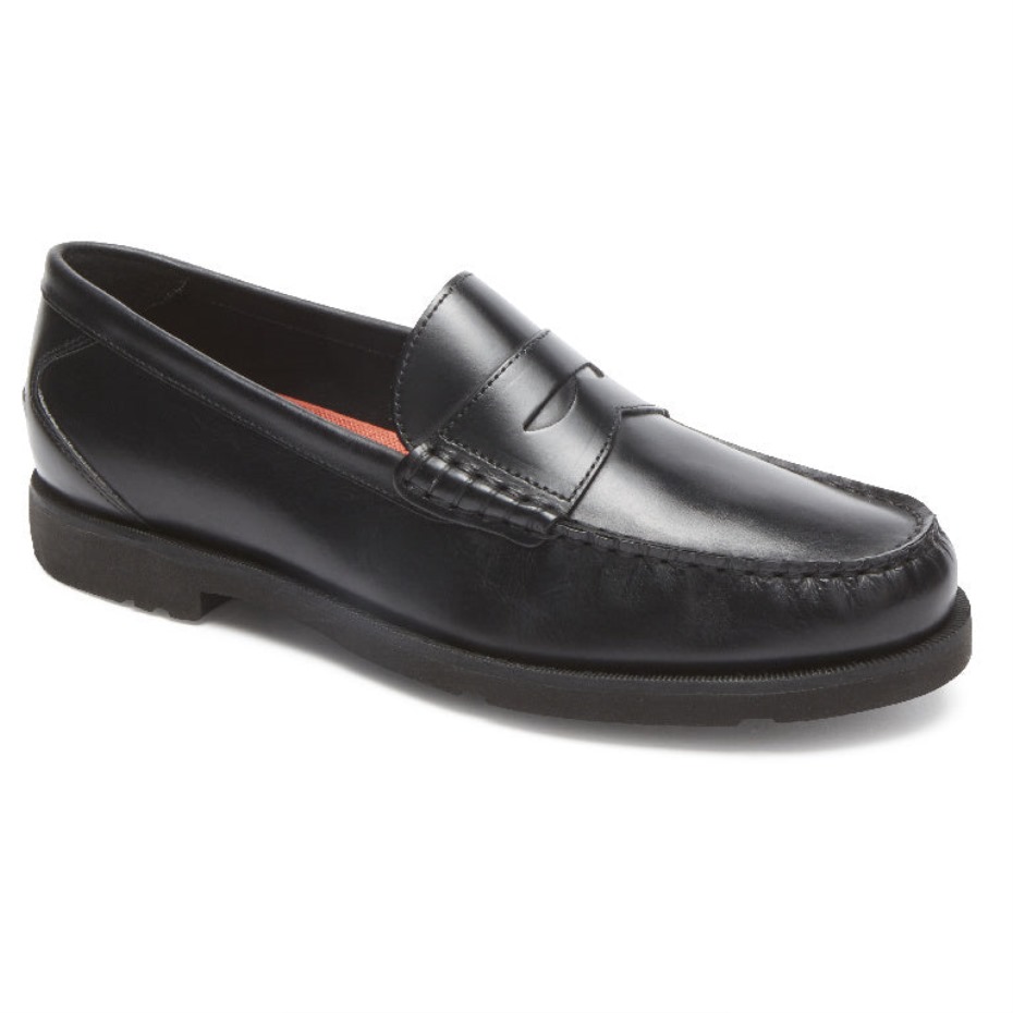 Mocasines Rockport Modern Prep Penny Para Hombre Negro
