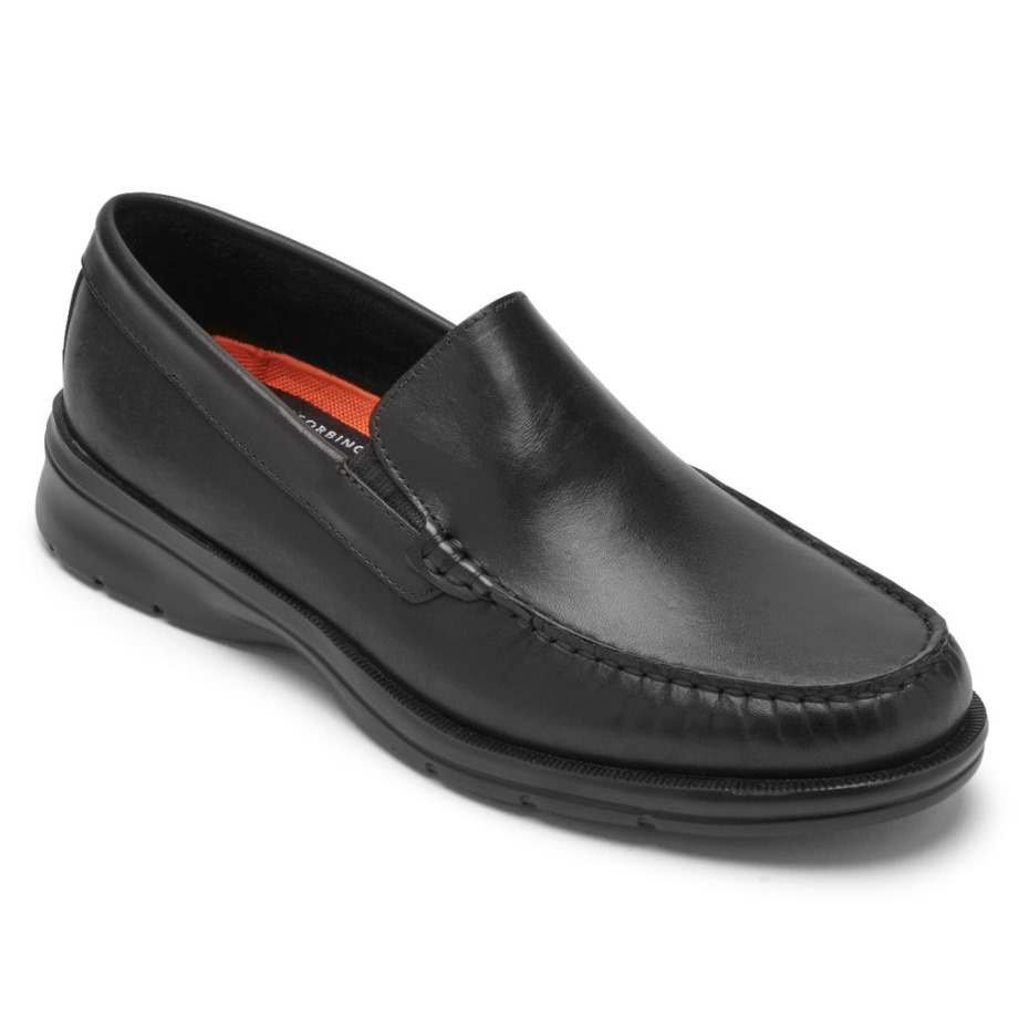 Mocasines Rockport Hombre Palmer Venetian Negro