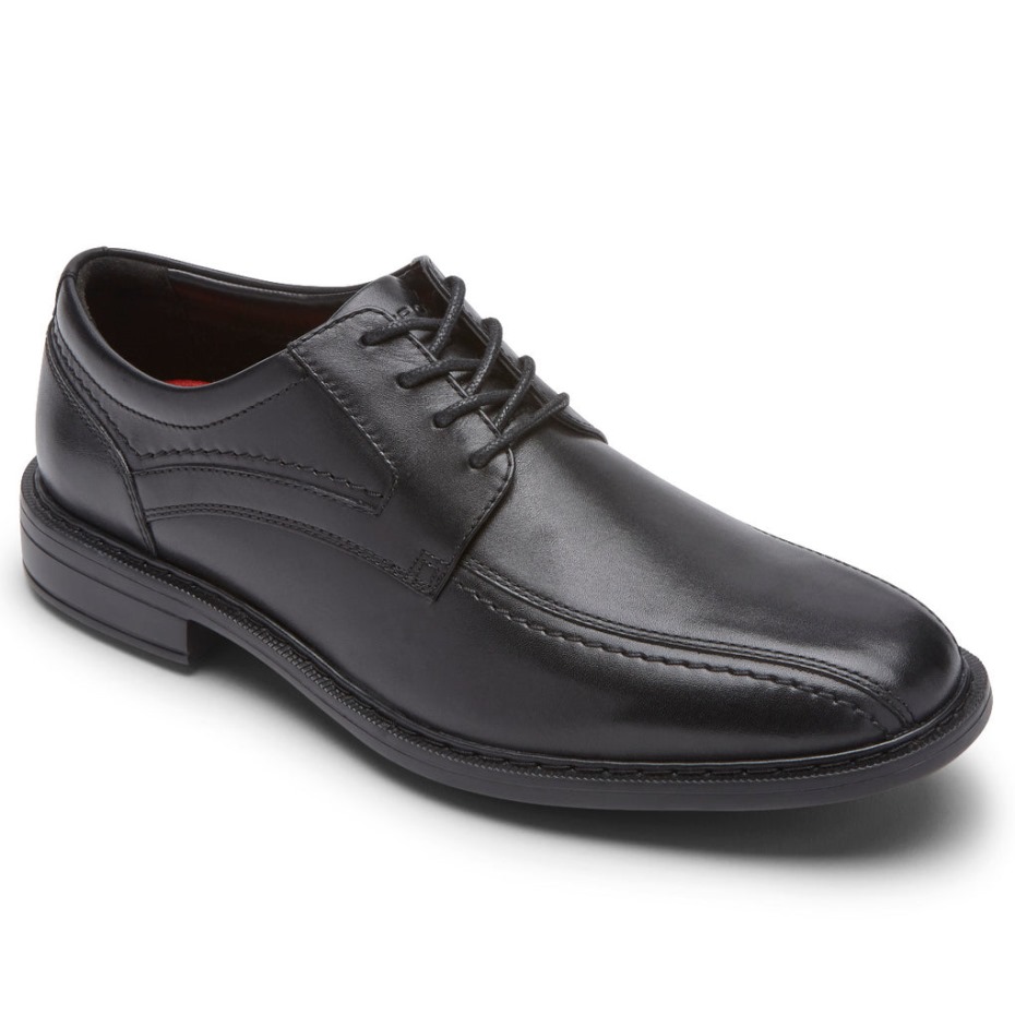 Rockport Hombres Parsons Bike Toe Oxford Negro