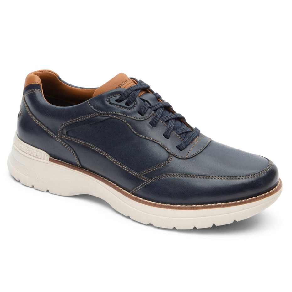 Zapatillas Rockport Prowalker Next Para Hombre New Dress Blues Lea