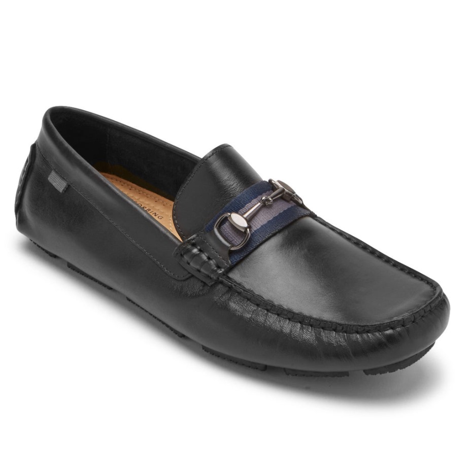 Mocasines Rockport Hombre Rhyder Bit Negro