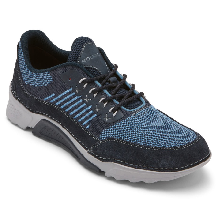 Rockport Men's Rocsports Sneaker Navy Mesh Suede