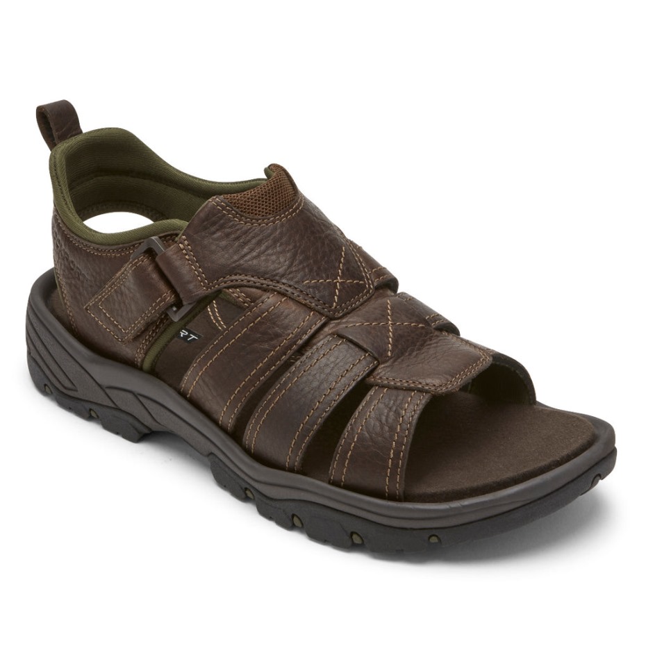 Sandalia De Pescador Rockport Springboro Rocklake Para Hombre Marrón