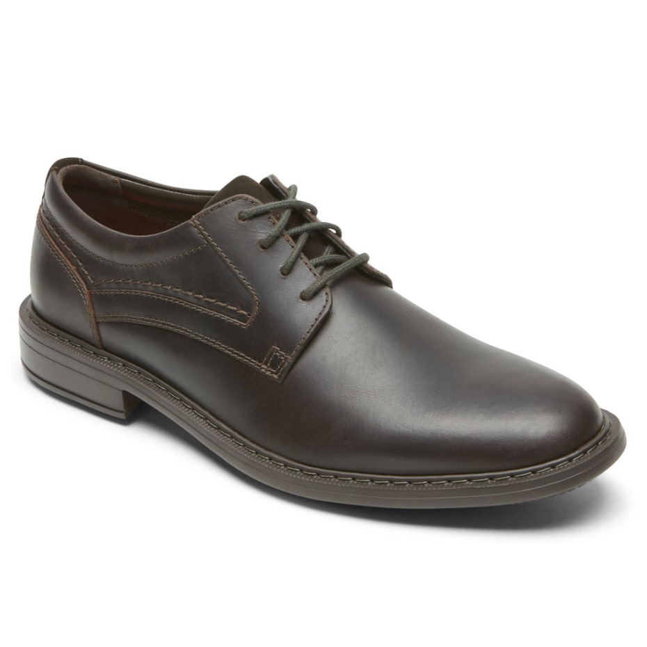 Rockport Men's Tanner Plain Toe Oxford Java