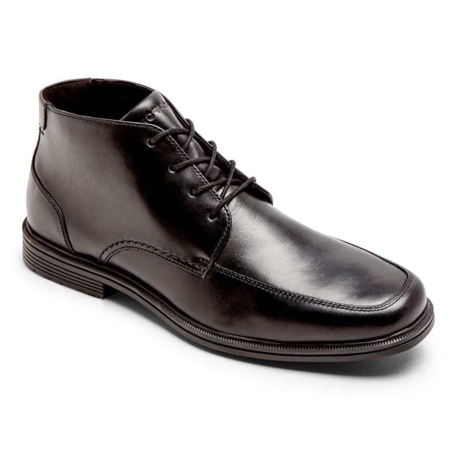 Rockport Men's Taylor Chukka Boot-waterproof Negro