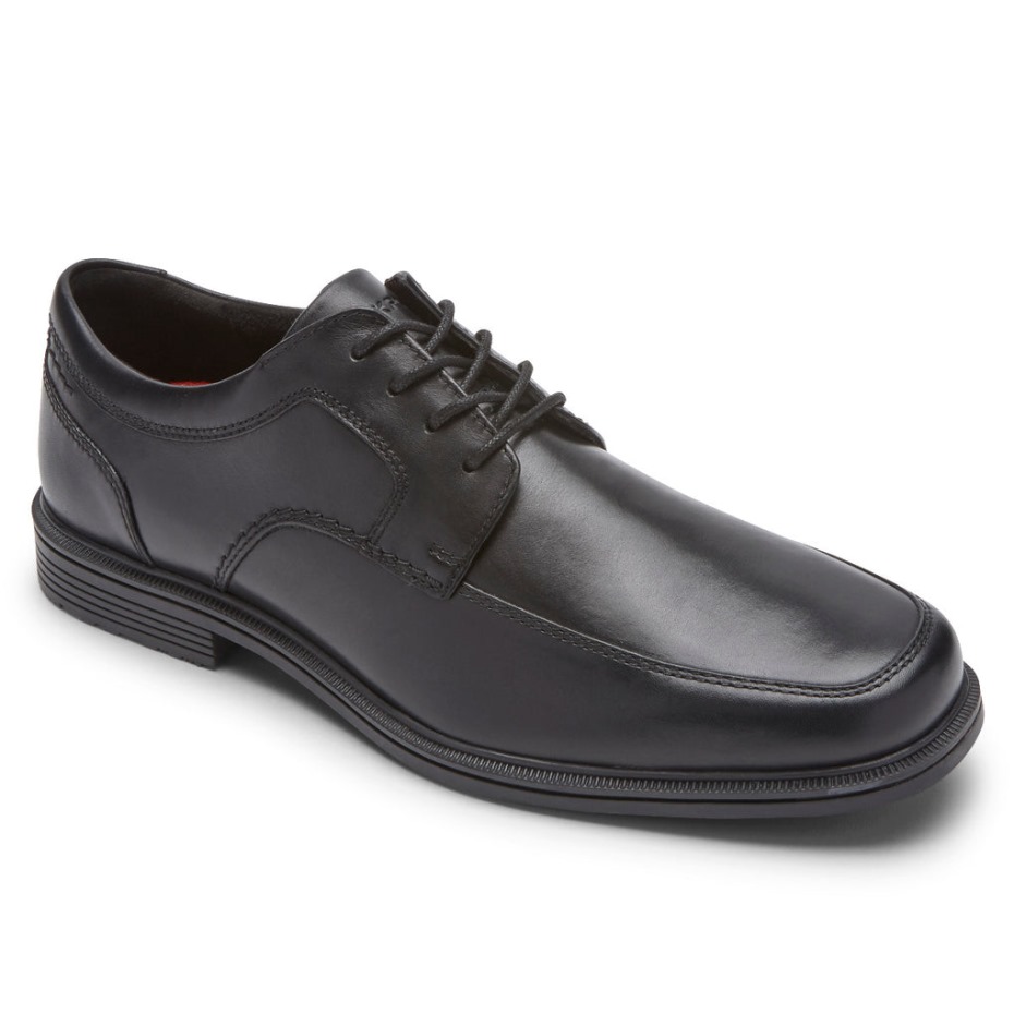 Rockport Hombres Taylor Impermeable Delantal Toe Oxford Negro