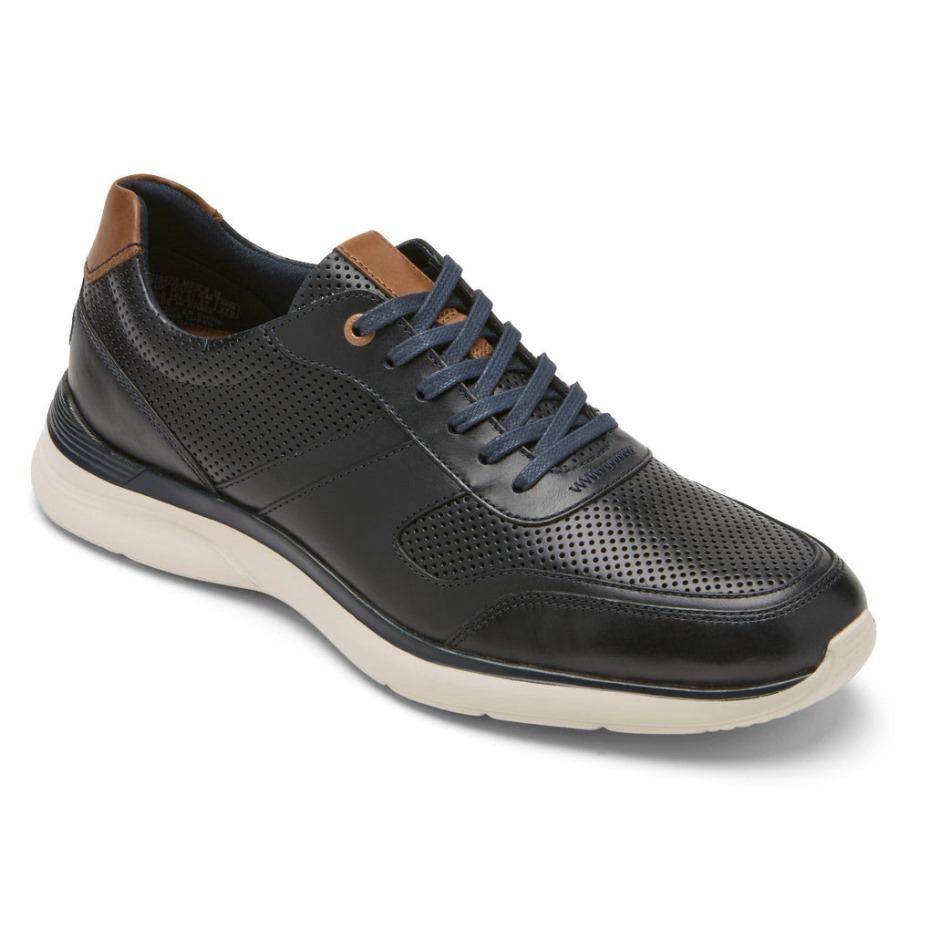 Guardabarros Activo De Movimiento Total Para Hombre De Rockport New Dress Blues
