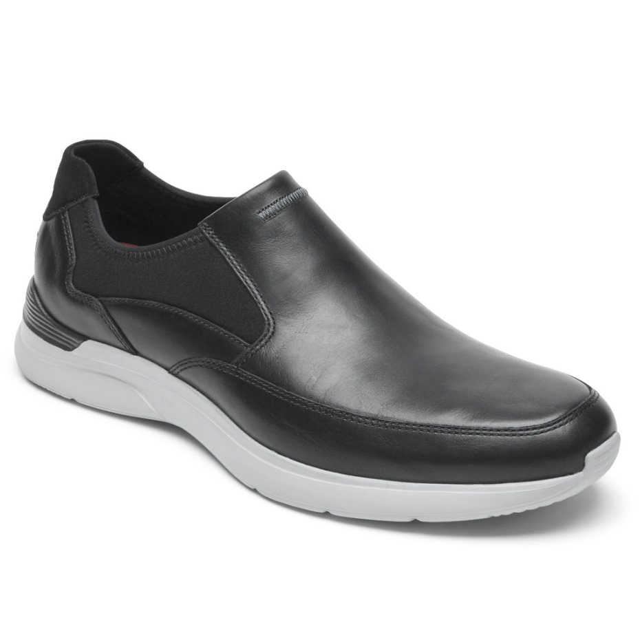 Zapatillas Deportivas Sin Cordones Rockport Total Motion Active Para Hombre Negras