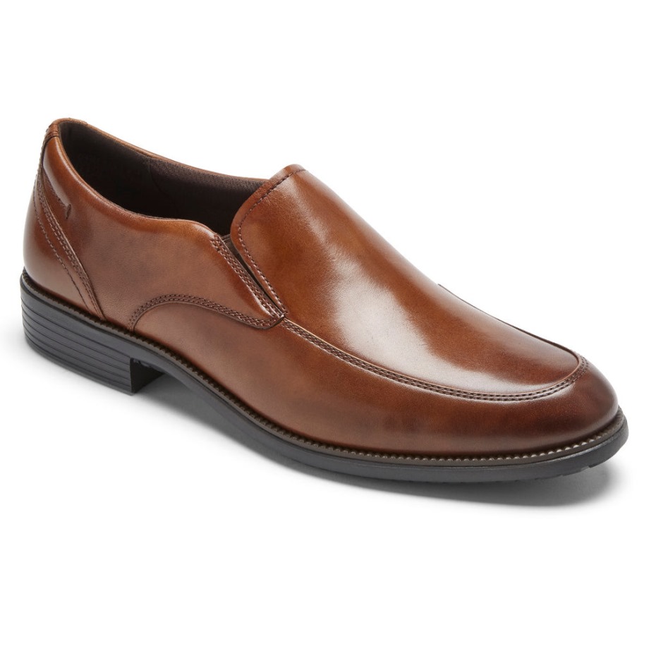 Rockport Total Motion Dressport Slip-on Bronceado Para Hombre