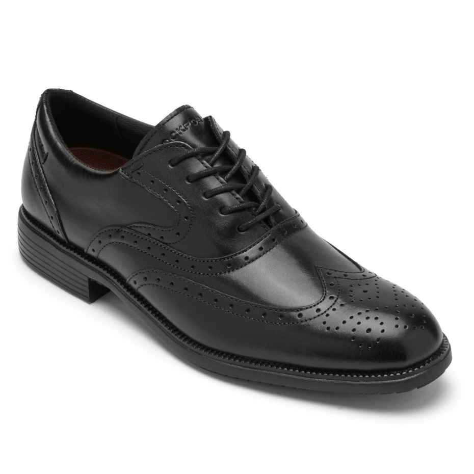 Rockport Hombre Total Motion Dressport Wingtip Negro