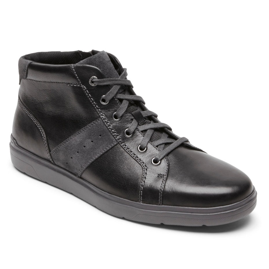 Zapatillas Rockport Hombre Total Motion Lite Zip Negro