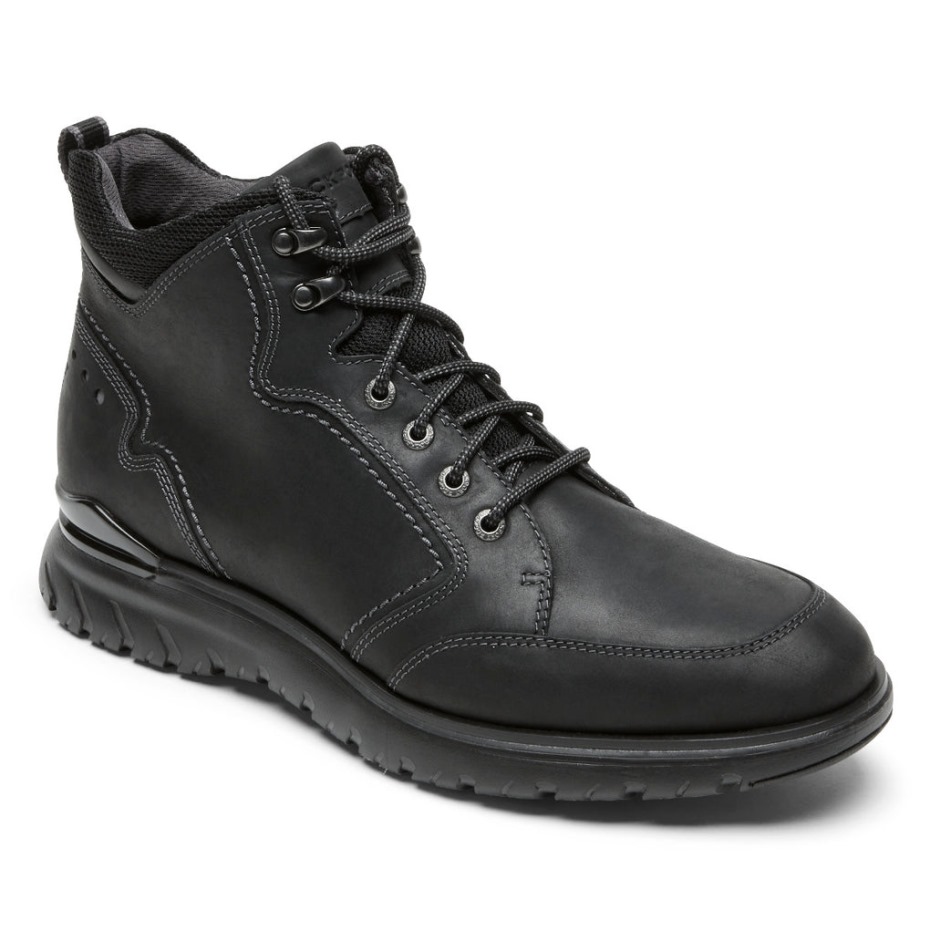 Rockport Hombre Total Motion Sport Boot-waterproof Negro