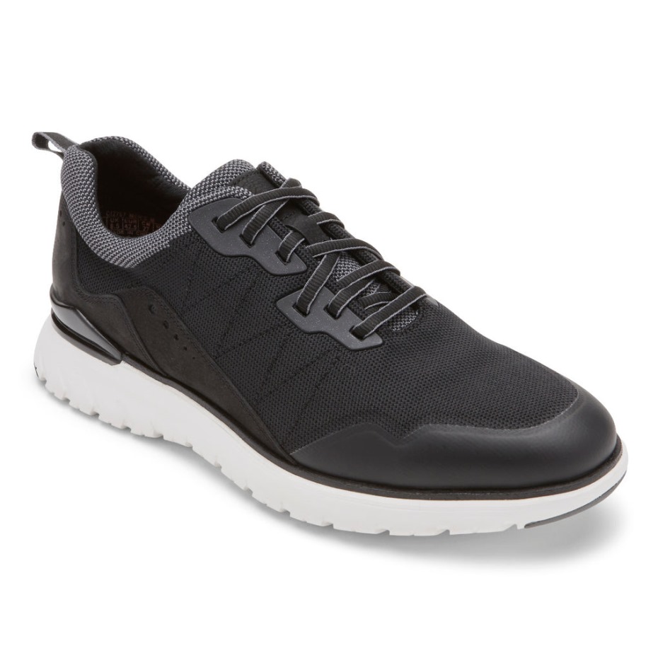 Zapatillas Deportivas Rockport Total Motion Sport Para Hombre Negras