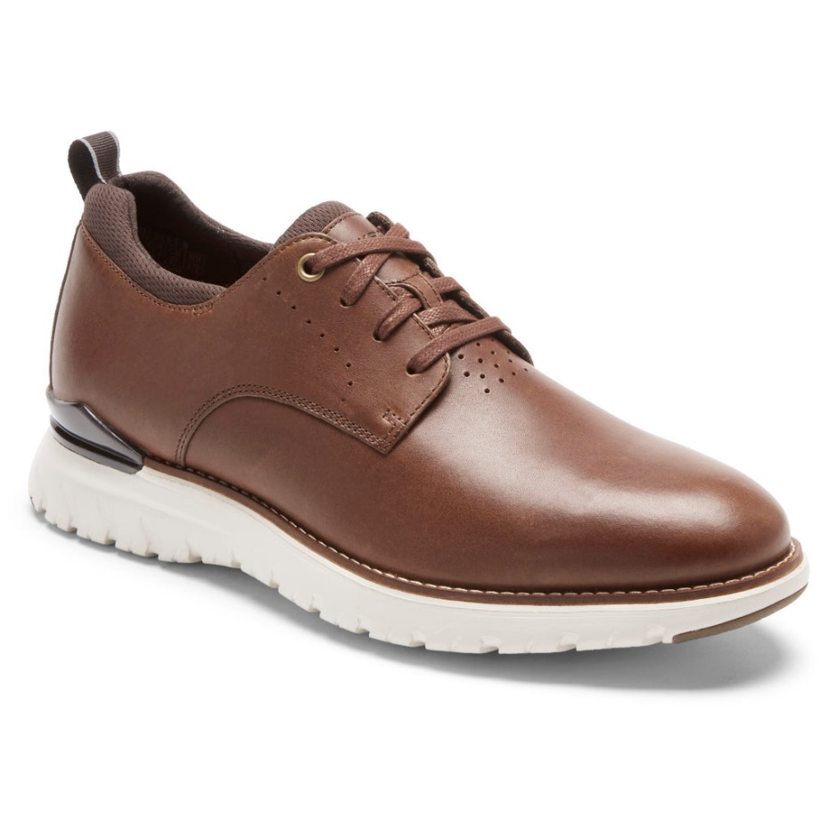 Rockport Hombre Total Motion Sport Punta Plana Oxford Avellana
