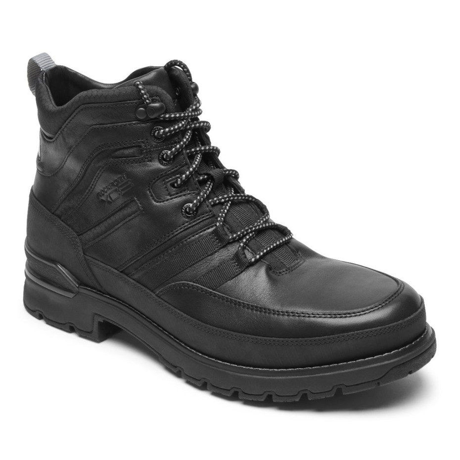 Rockport Hombre Total Motion Trek Modern Bota-impermeable Negro