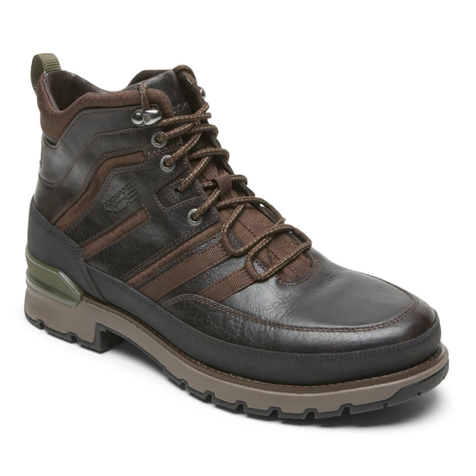 Rockport Hombre Total Motion Trek Bota Moderna Impermeable Java