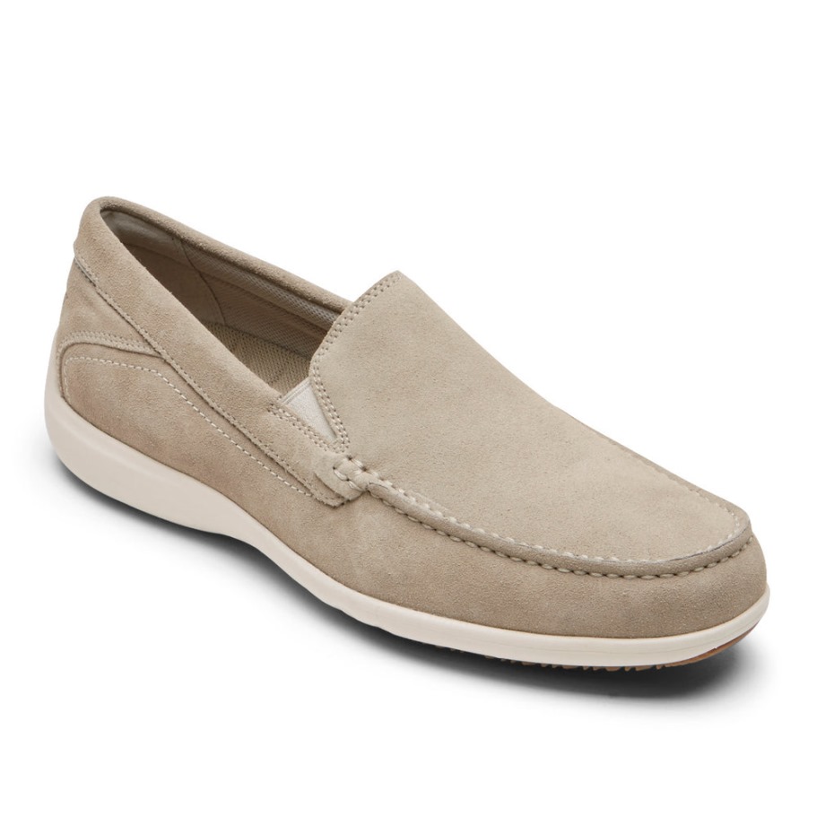 Mocasines Rockport Trenton Para Hombre Rocksand