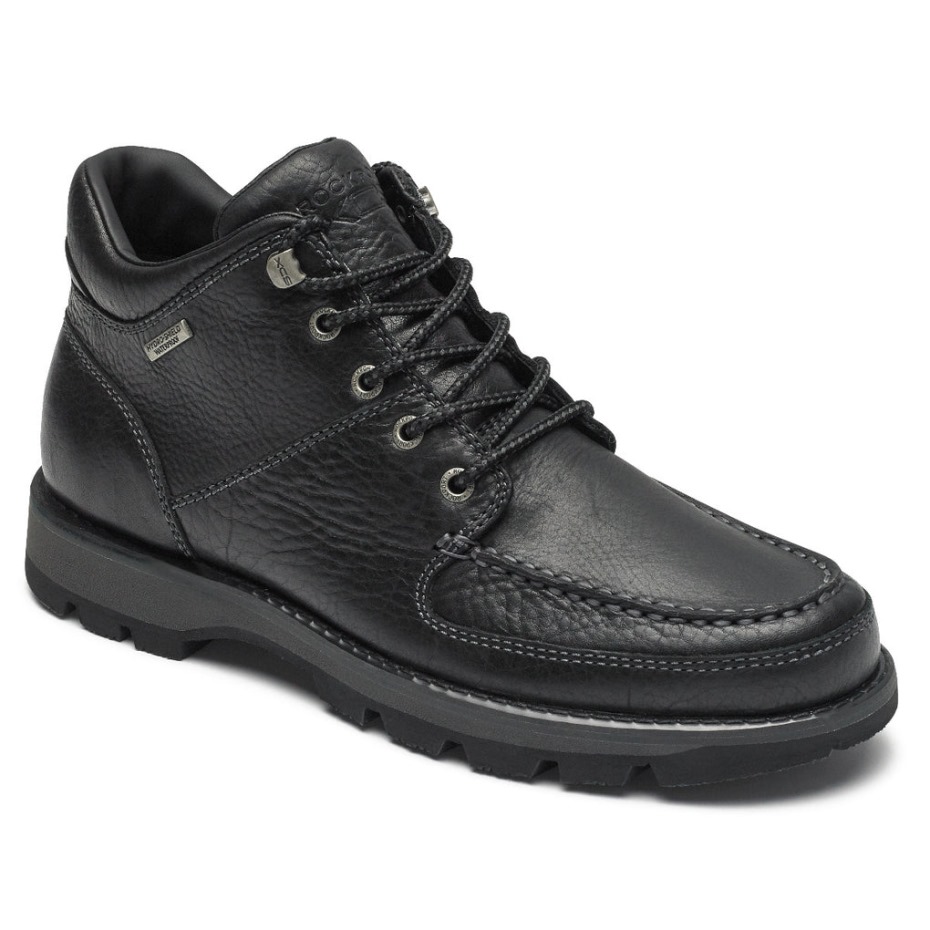 Rockport Men's Umbwe Ii Impermeable Chukka Boot Negro Cuero