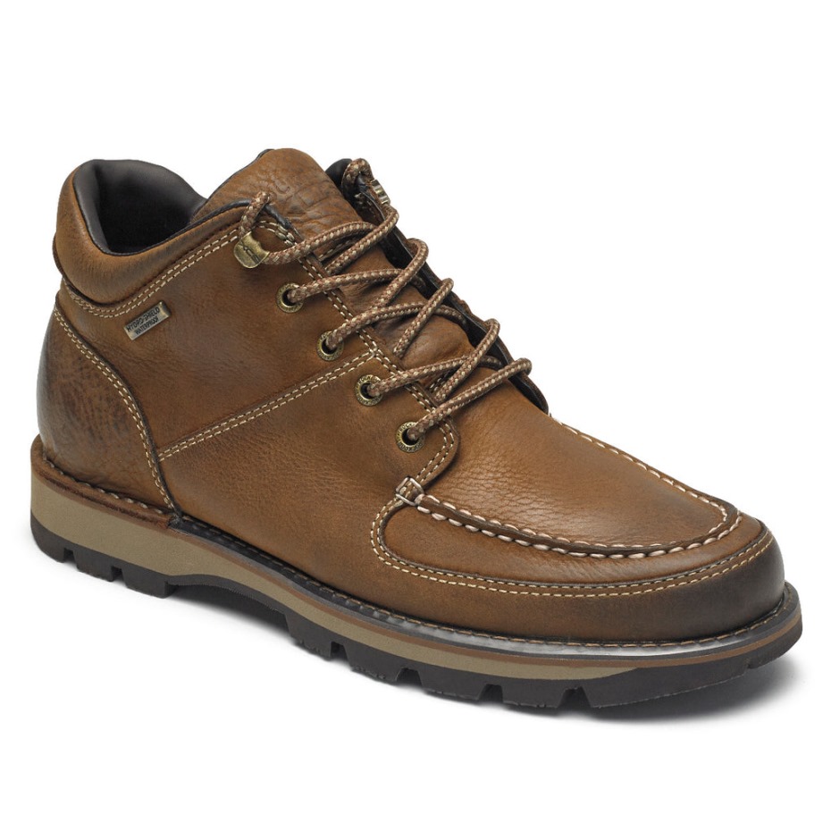 Rockport Men's Umbwe II Waterproof Chukka Boot Boston Marrón Cuero