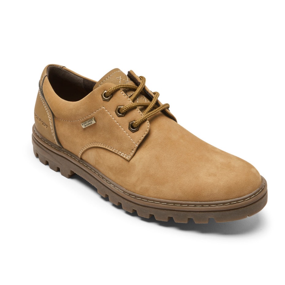 Rockport Hombres Clima O No Oxford Impermeable Trigo Nubuck