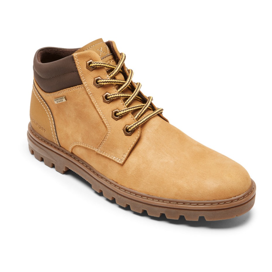 Rockport Hombre Clima O No Bota Impermeable Trigo Nubuck