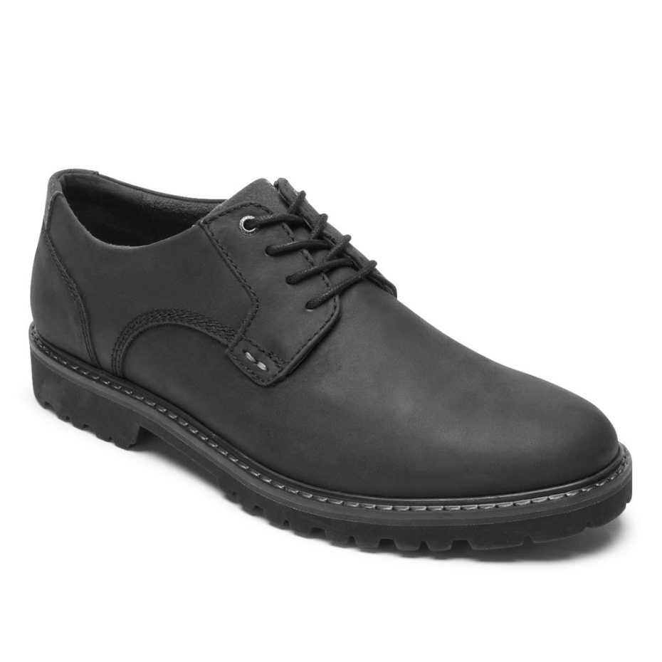 Rockport Men's Xcs Plain Toe Oxford-impermeable Negro