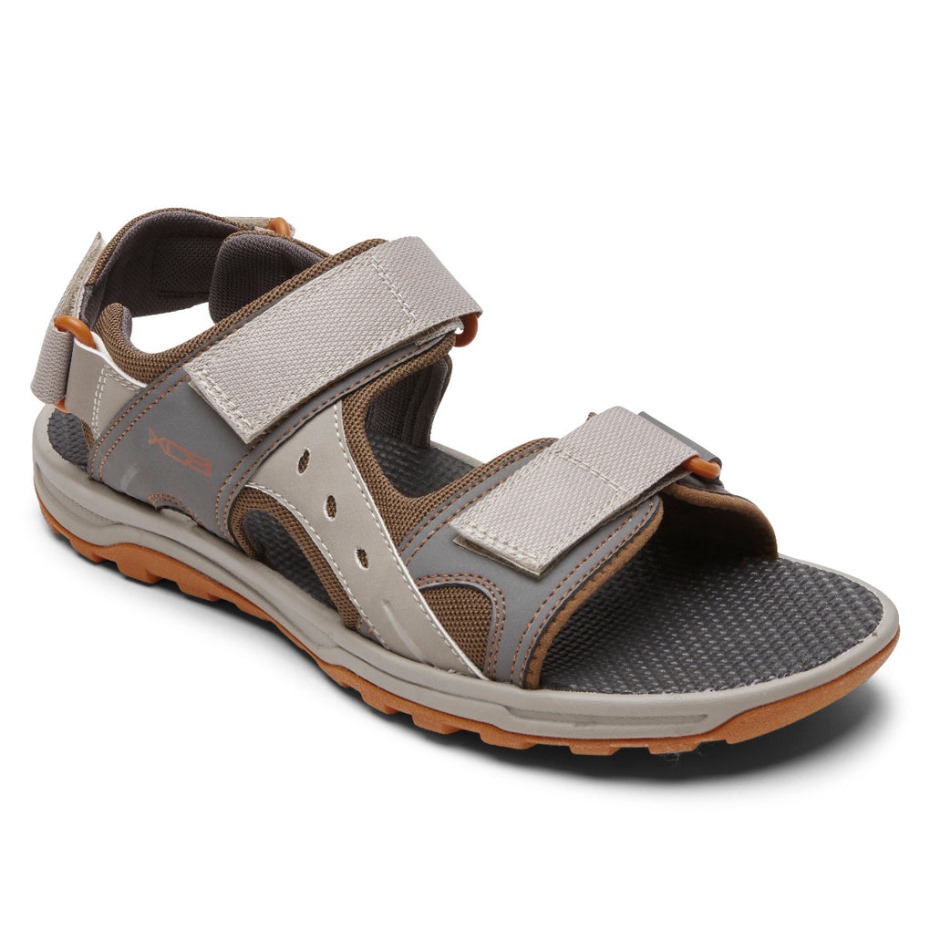 Rockport Men's Xcs Trail Technique Sandalias Ajustables Stone Multi