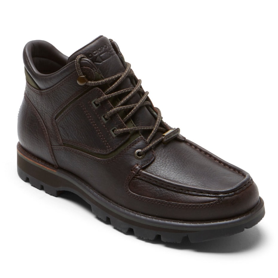 Rockport Hombre Xcs Umbwe Ii Trail Boot-waterproof Chocolate Verde