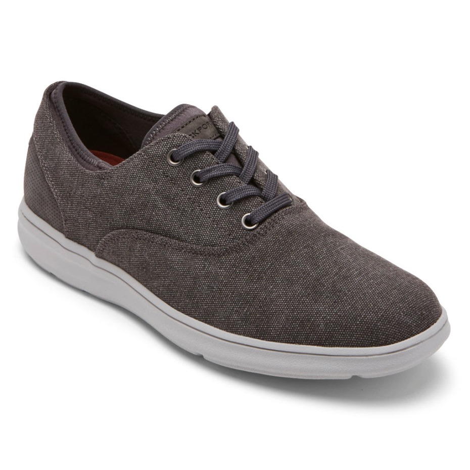 Rockport Men's Seed Cvo Sneaker Magnet Canvas Nubuck