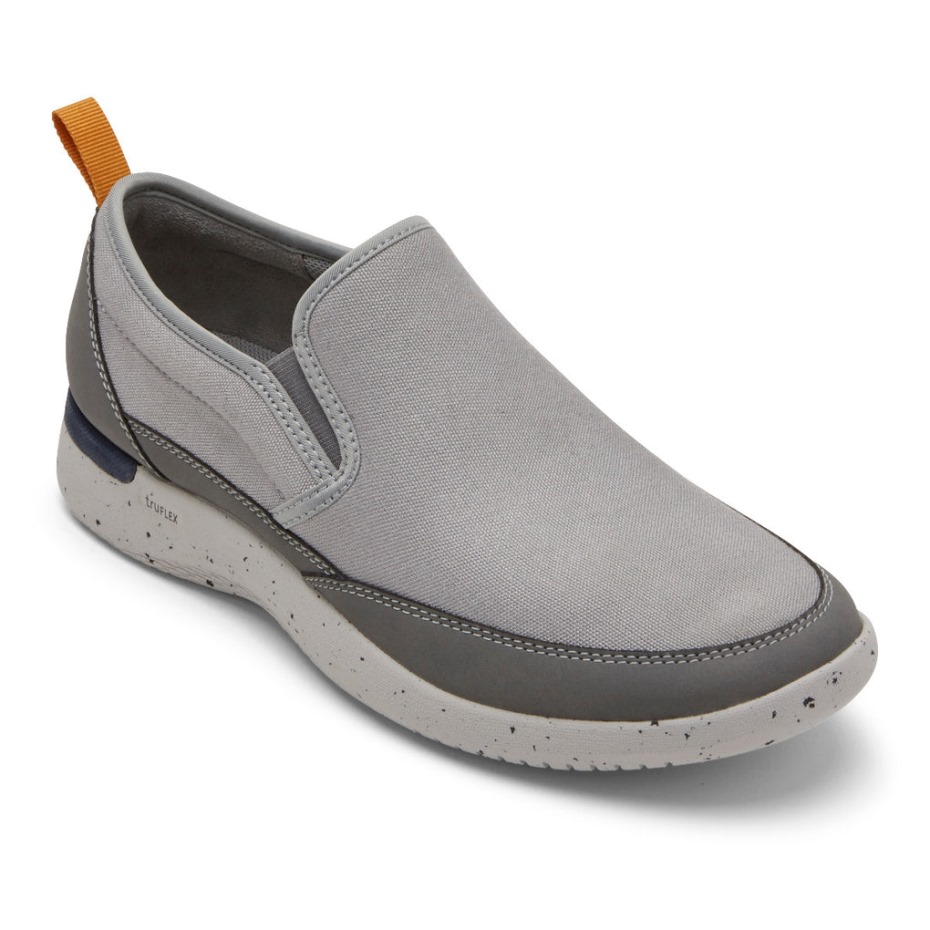 Rockport Men's Truflex Fly Guardabarros Sin Cordones Gris Multi