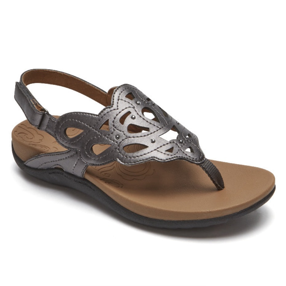 Sandalia Rockport Ridge Sling Peltre