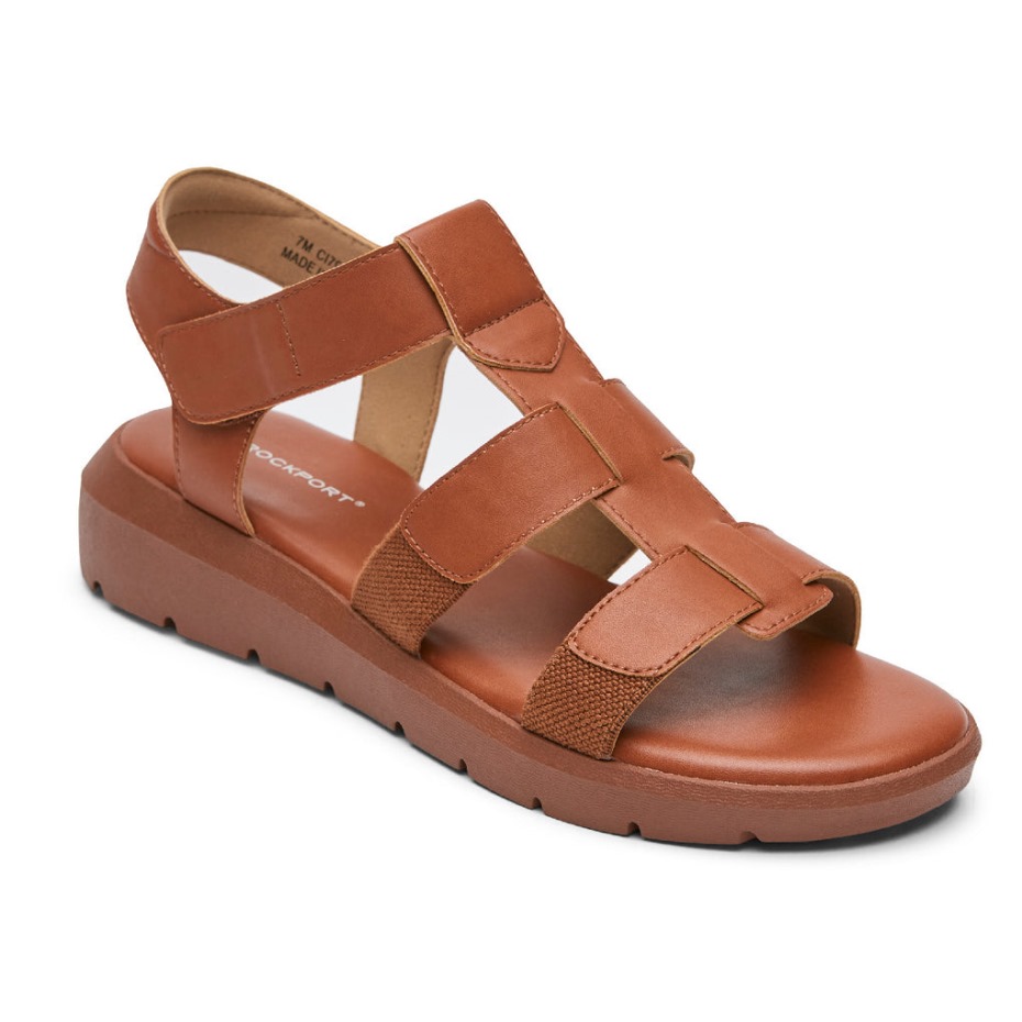 Rockport Abbie T-strap Sandalia Picante Para Mujer