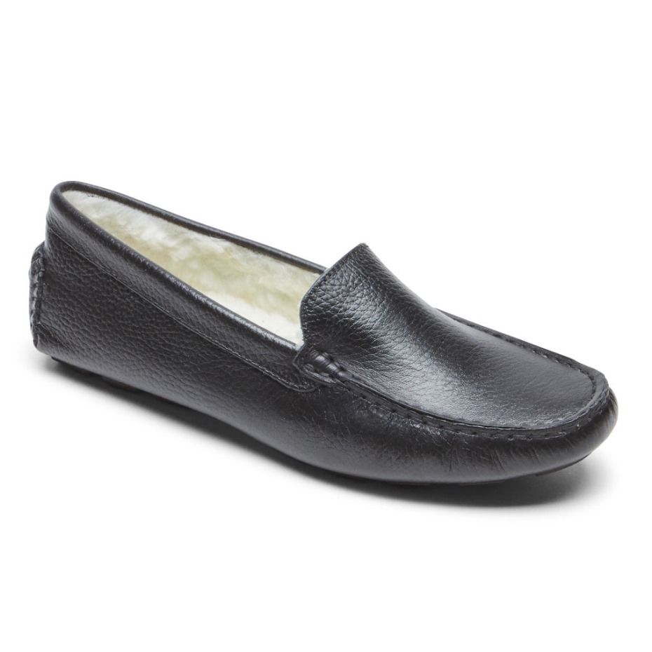 Rockport Mujer Bayview Slipper Loafer Negro