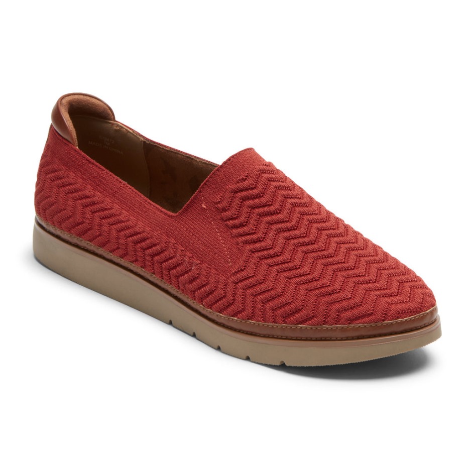 Rockport Mujer Cobb Hill Camryn Slip-on Rust Textil Eco