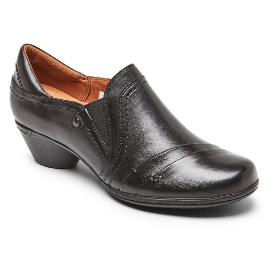 Rockport Mujer Laurel Slip-on Cuero Negro
