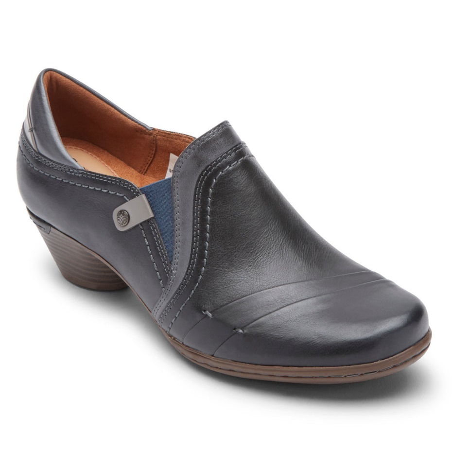 Rockport Mujer Laurel Slip-on Cuero Azul