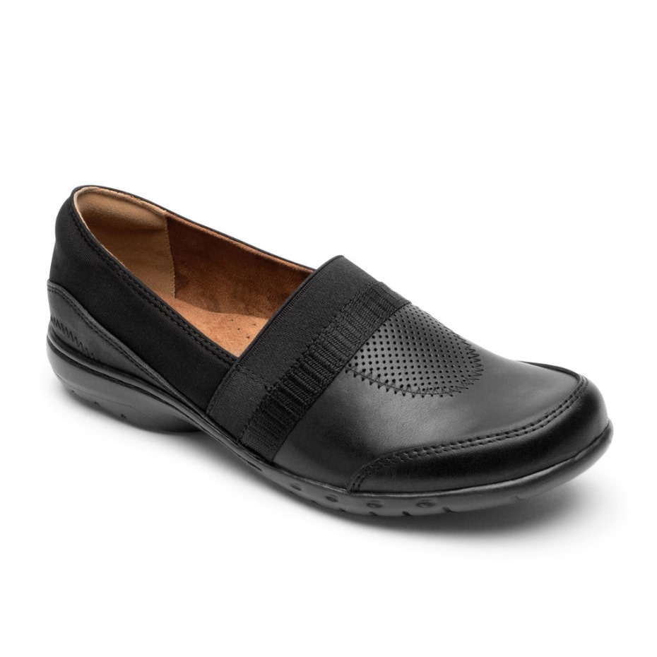 Rockport Mujer Penfield A-line Slip-on Negro Lthr