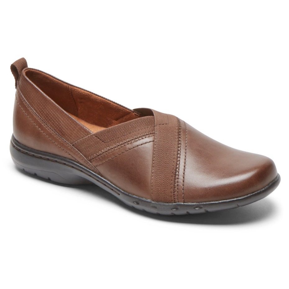 Rockport Penfield Slip-On Bark Para Mujer