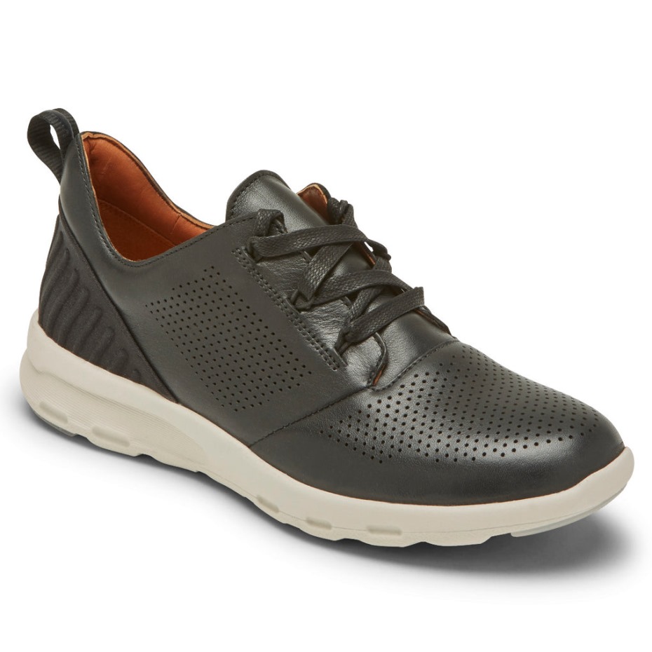 Zapatillas Rockport Mujer Pulsetech Tie Negro