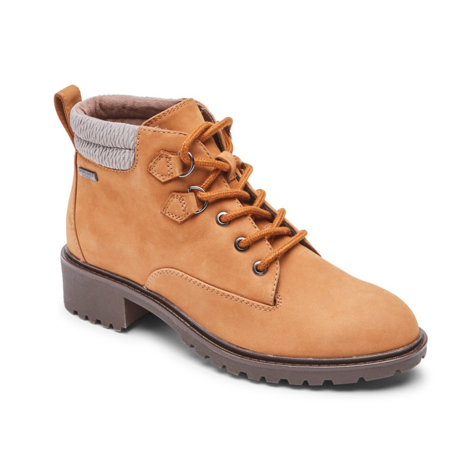 Botas Rockport Para Mujer Ryleigh Hiker - Anacardo Impermeable