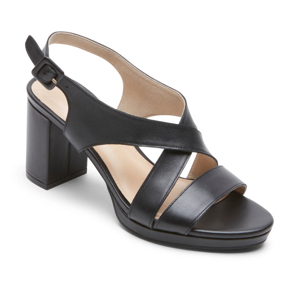 Rockport Mujer Tabitha Tacón Slingback Negro