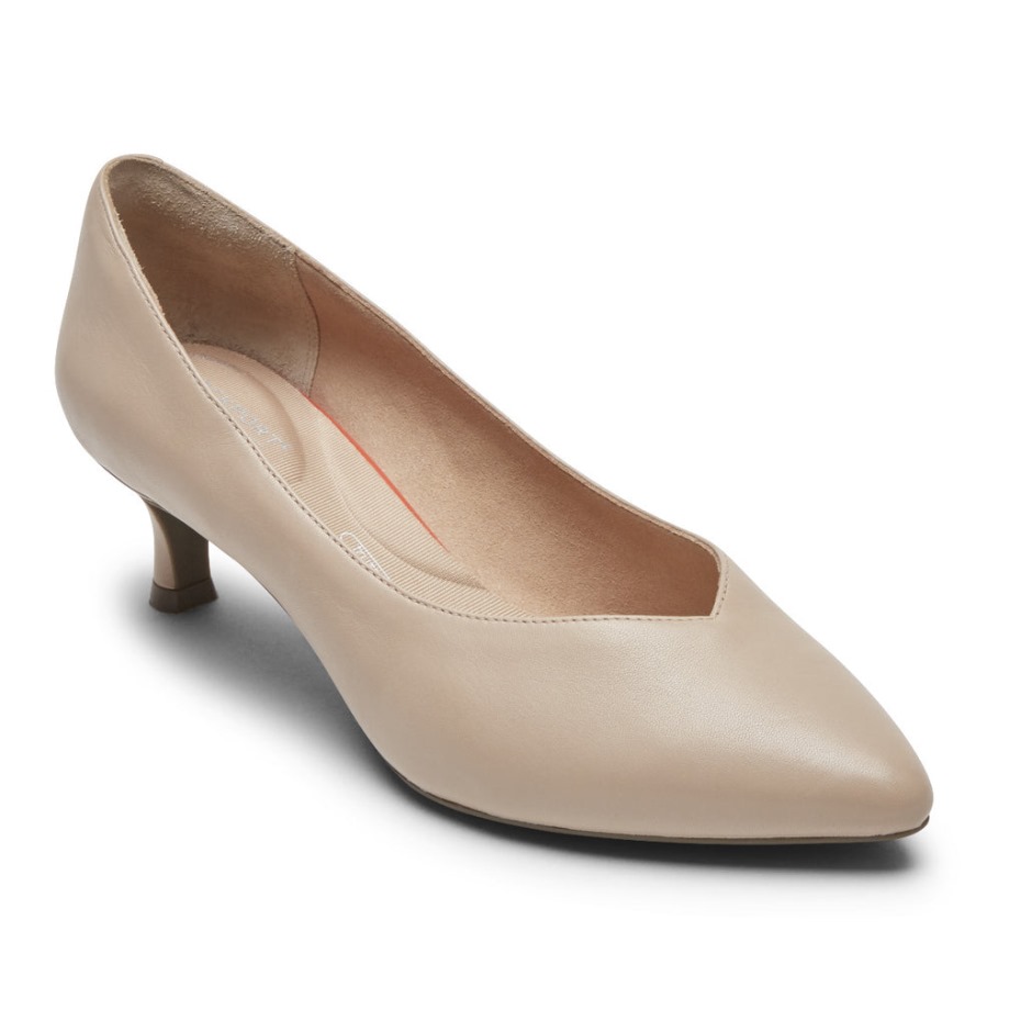 Rockport Mujer Total Motion Kaiya V Talón Neutral Beige